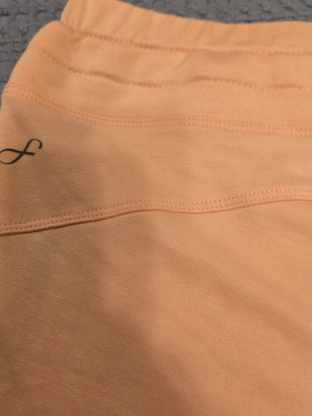 Freely Women's Peach Coral Athletic Drawstring Shorts with Zipper Pockets XL